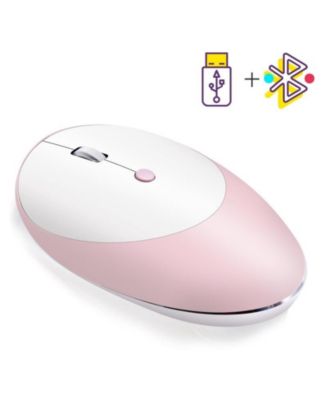Tri Mode Silent Wireless Mouse Bluetooth and 2.4G 3 Speed DPI Office Mouse