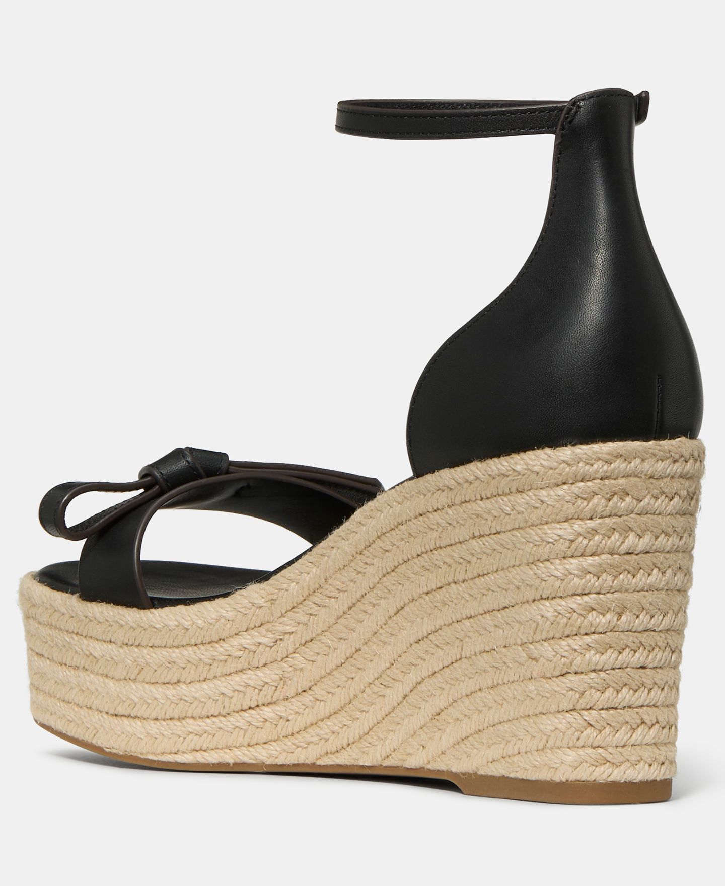 Женские сандалии kate spade new york Loop Espadrille Wedge, цвет: Чёрный — фото 3