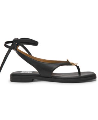 Women's Markly Lace-Up Embellished Flat Sandals