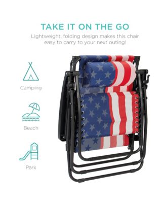 30" Extra Wide Folding Zero Gravity Patio Lounge Chair w/Adjustable Canopy Shade