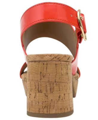 Women's Camera Open Toe Platform Sandals