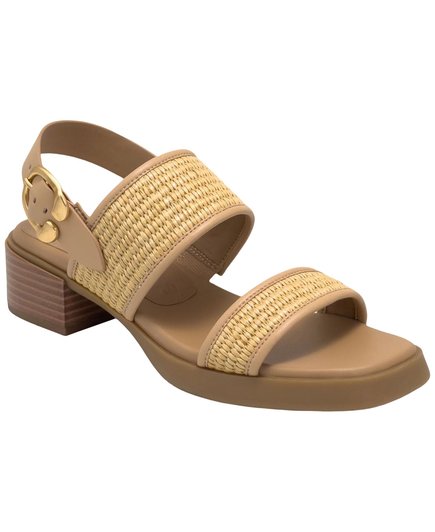 Women's Dove Low Heeled Square Toe Dress Sandals