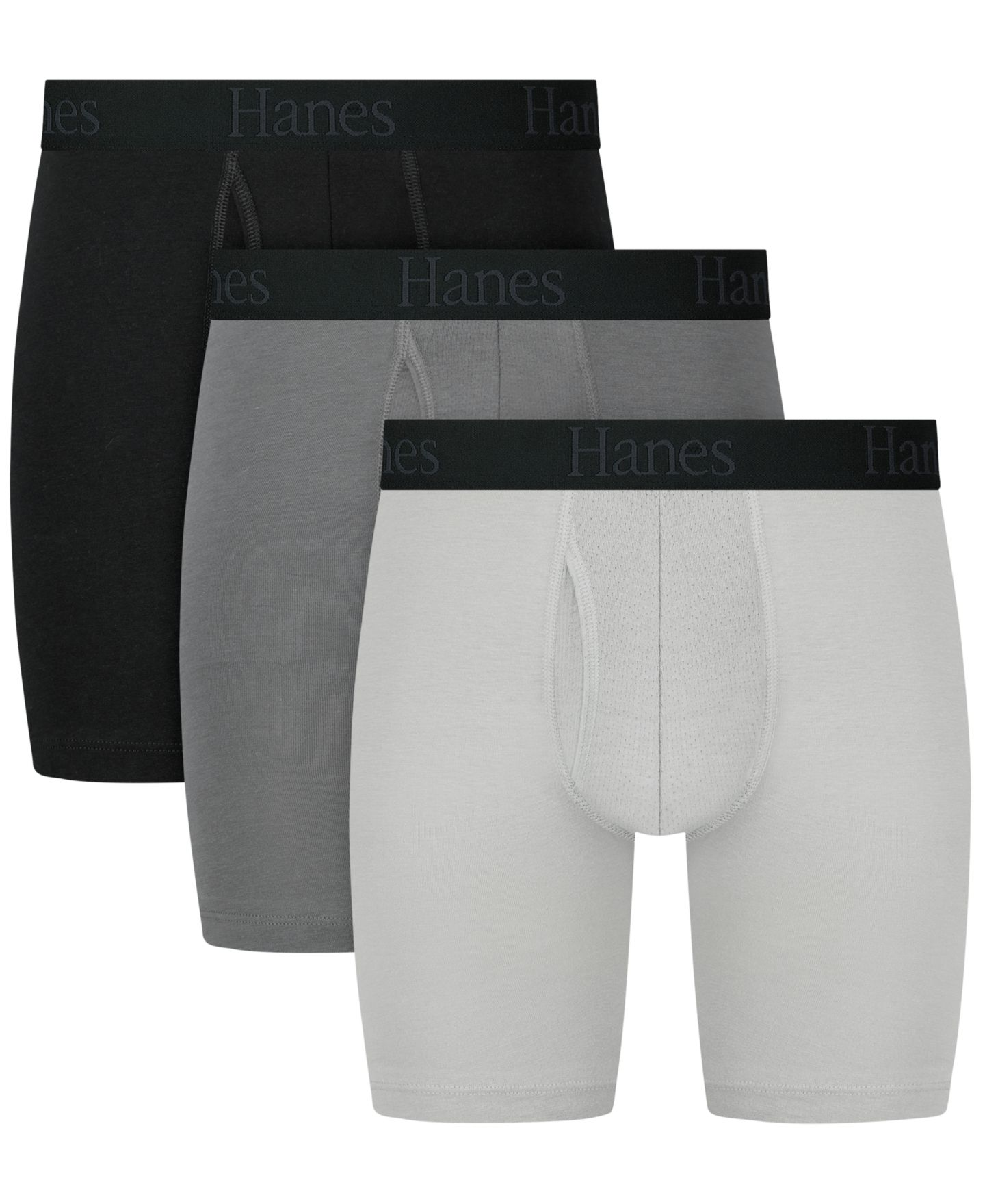 Трусы-боксеры Leg для мужчин, 3 шт. — Hanes, цвет: Assorted Colors — фото 1