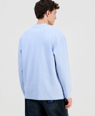 Men's Waffled Jersey Long-Sleeve T-Shirt