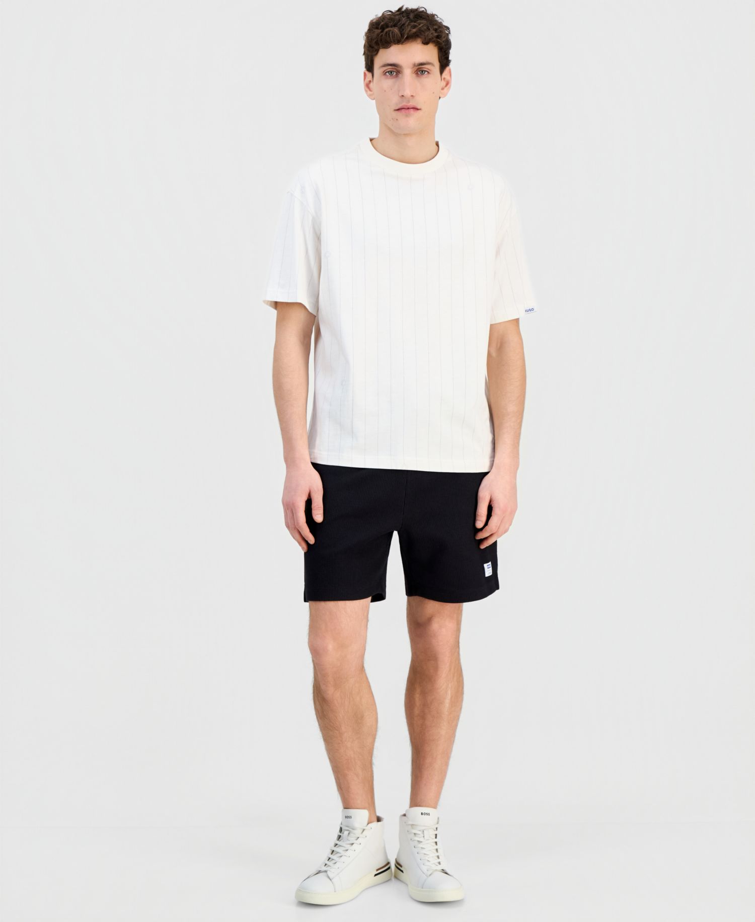 Men's Cotton Striped Crewneck T-Shirt