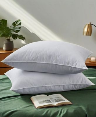 Quilted Goose Feather 2-Pack Pillows, Standard
