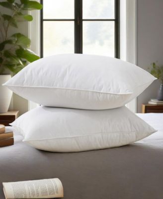 Medium Firm Goose Feather and Down 2-Pack Pillows, King