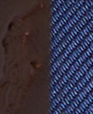 Men's Leather-Trim Silk Jacquard Belt