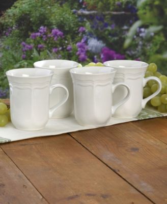 French Countryside Mugs, Set of 4