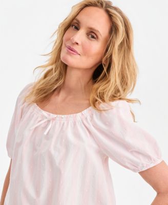 Women's Mother's Day Woven Stripe PJ Set