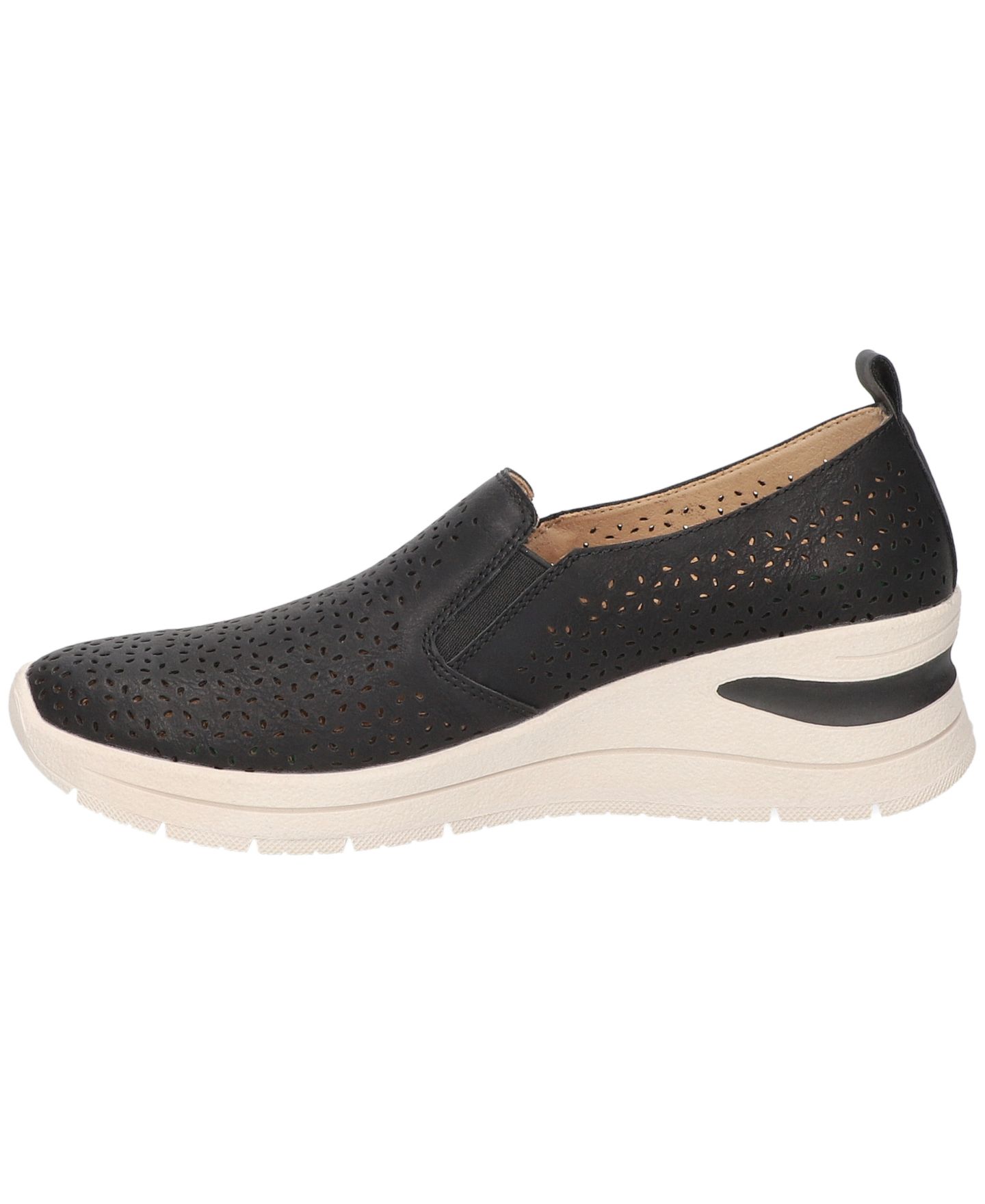 Женские кроссовки Easy Street Nottingham Slip-On, цвет: Чёрный — фото 6