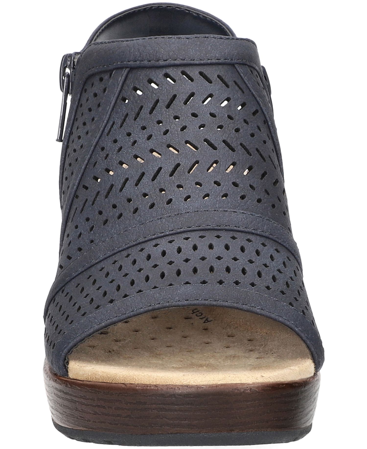 Easy Street Women's Evan Open Toe Platform Sandals