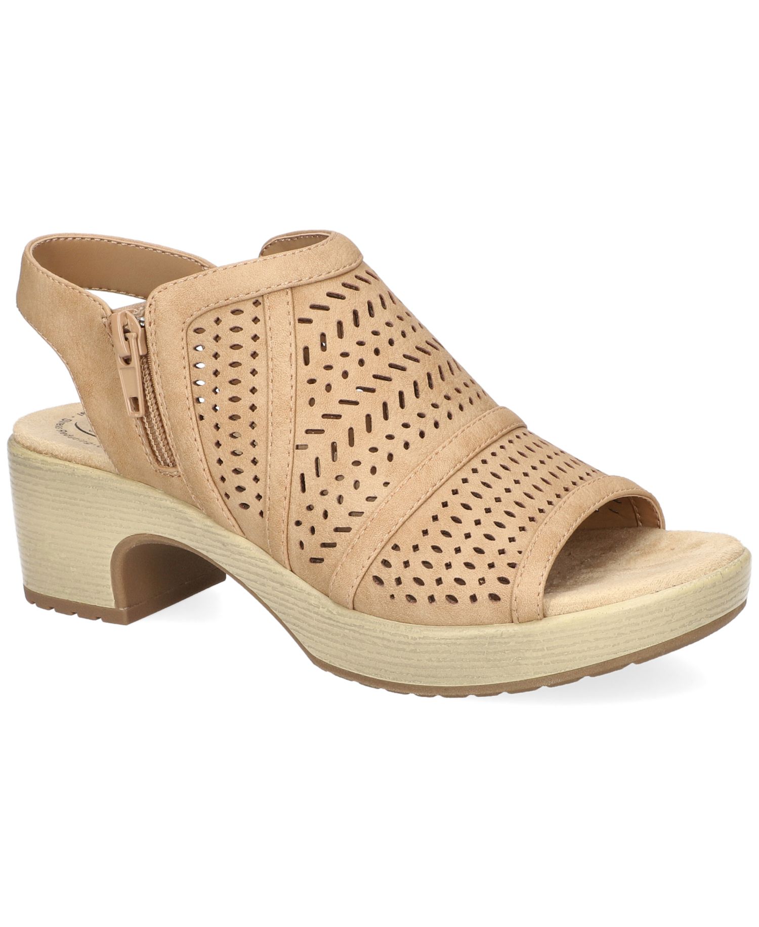 Easy Street Women's Evan Open Toe Platform Sandals