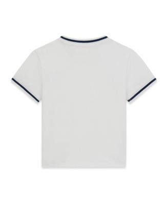 Girls' 7-16 Midi Length Round Neck Short-Sleeve T-Shirt