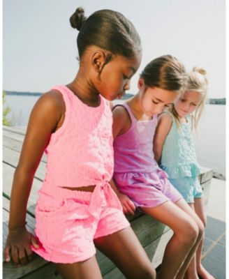 Big Girls Terry Tank Top & Shorts Set