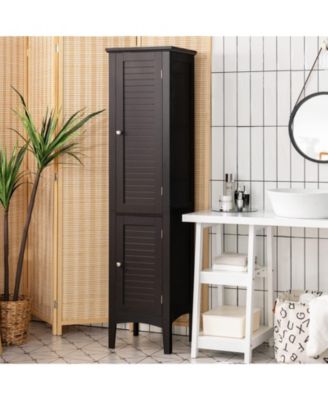 Freestanding Storage Cabinet for Bathroom, Kitchen, or Living Room