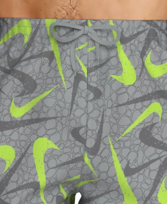 Men's 7" All-Over Logo Print Volley Swim Shorts