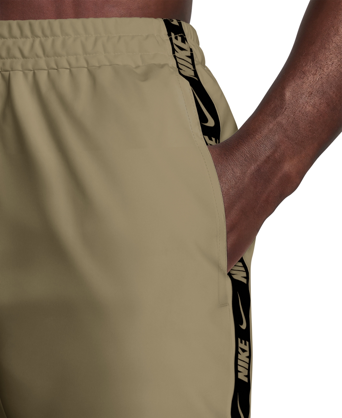 Nike Men's Breaker Logo Tape Volley 9" Swim Shorts