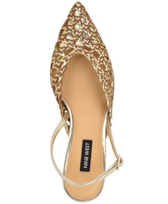 Women's Randela Woven Kitten Heel Pumps