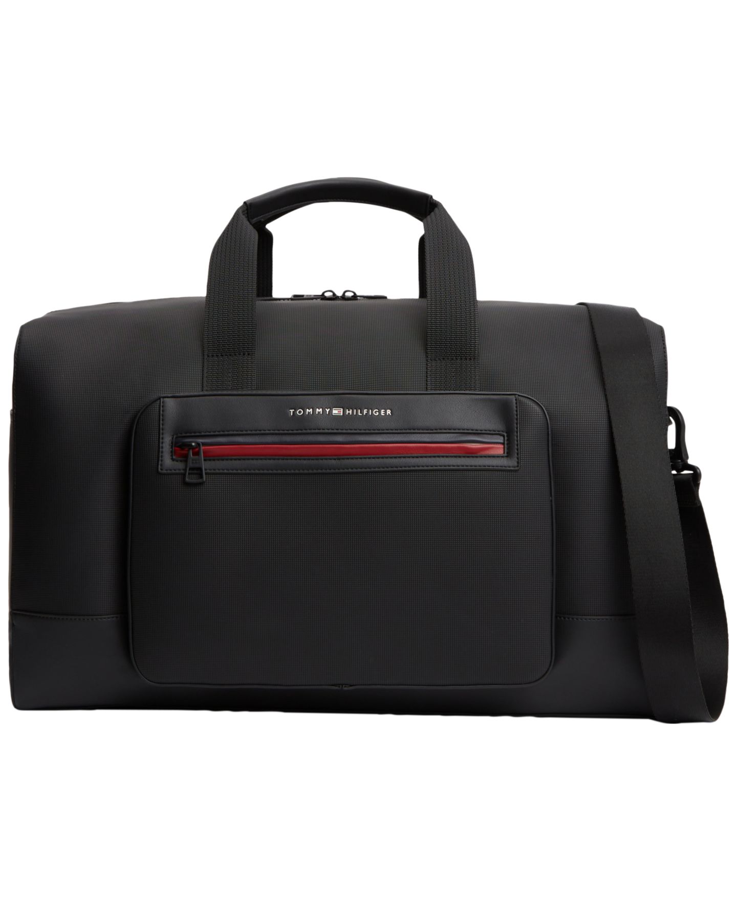 Мужская сумка Tommy Hilfiger Foundation Duffel, цвет: Чёрный — фото 1