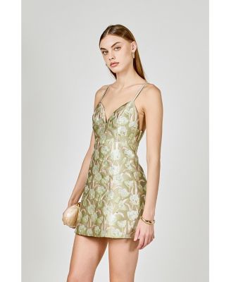 Women's Jaquard A Line Mini Dress