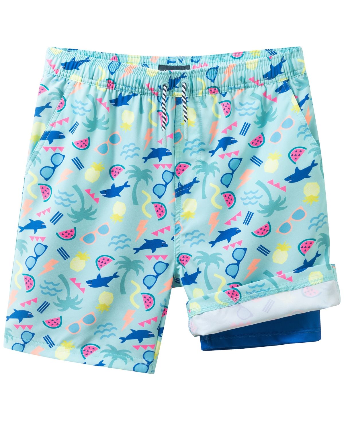 Andy & Evan Boys' 8-18 Striped Swim Trunks