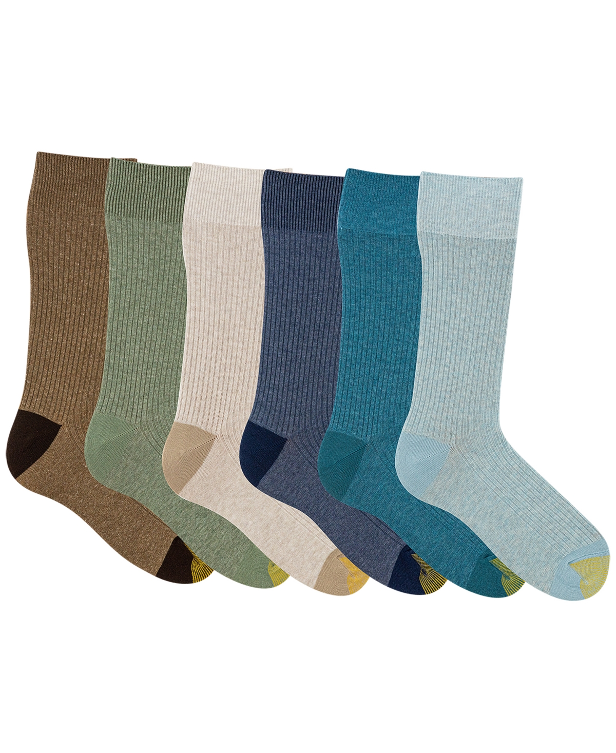 Gold Toe Men's 6-Pack Casual Stanton Socks