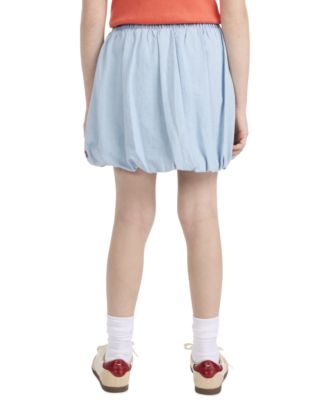 Girls' 7-16 Denim Bubble Skirt