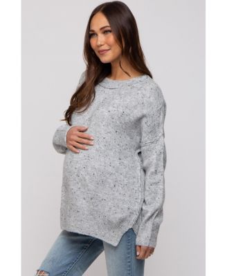 Maternity Speckled Knit Sweater