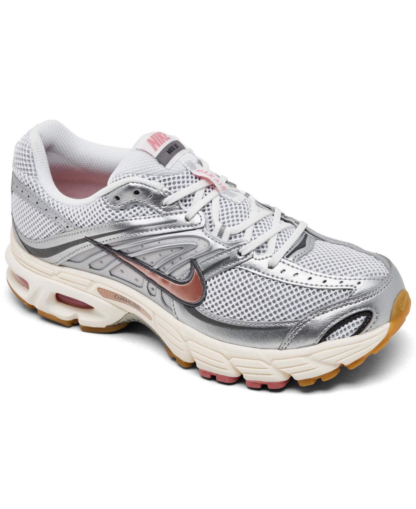 Женские кроссовки Nike Air Max Moto 2K Casual, цвет: Белый / Серебристый — фото 1