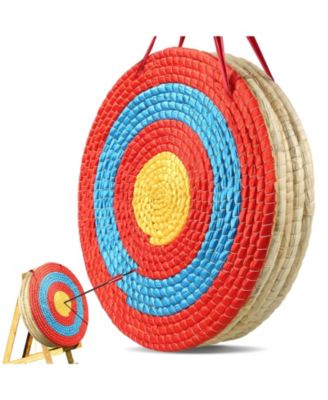 Archery Target 20" 5-Layer Straw Round Target for Outdoor Practice