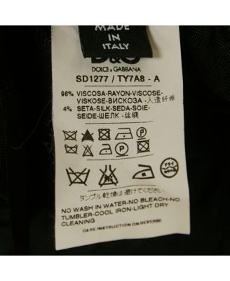 Women's Pre-Owned D&g Black Jersey Halter Neck Mini Dress