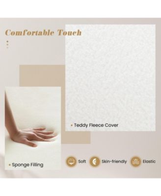 Nursery Rocking Chair with Curved Backrest and Armrests