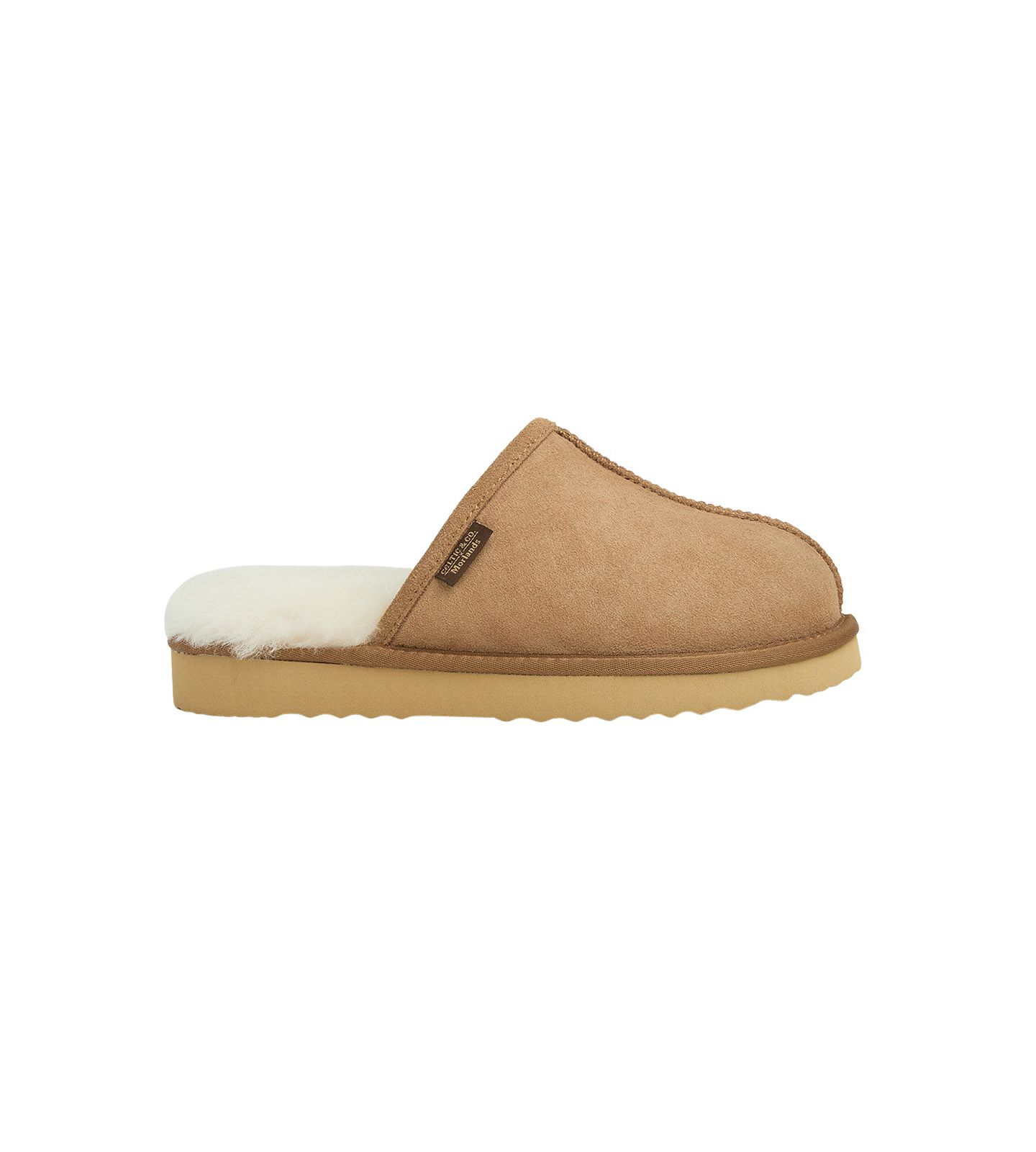 Женские сабо Celtic & Co. Sheepskin Mule Slippers, цвет: Каштановый — фото 4