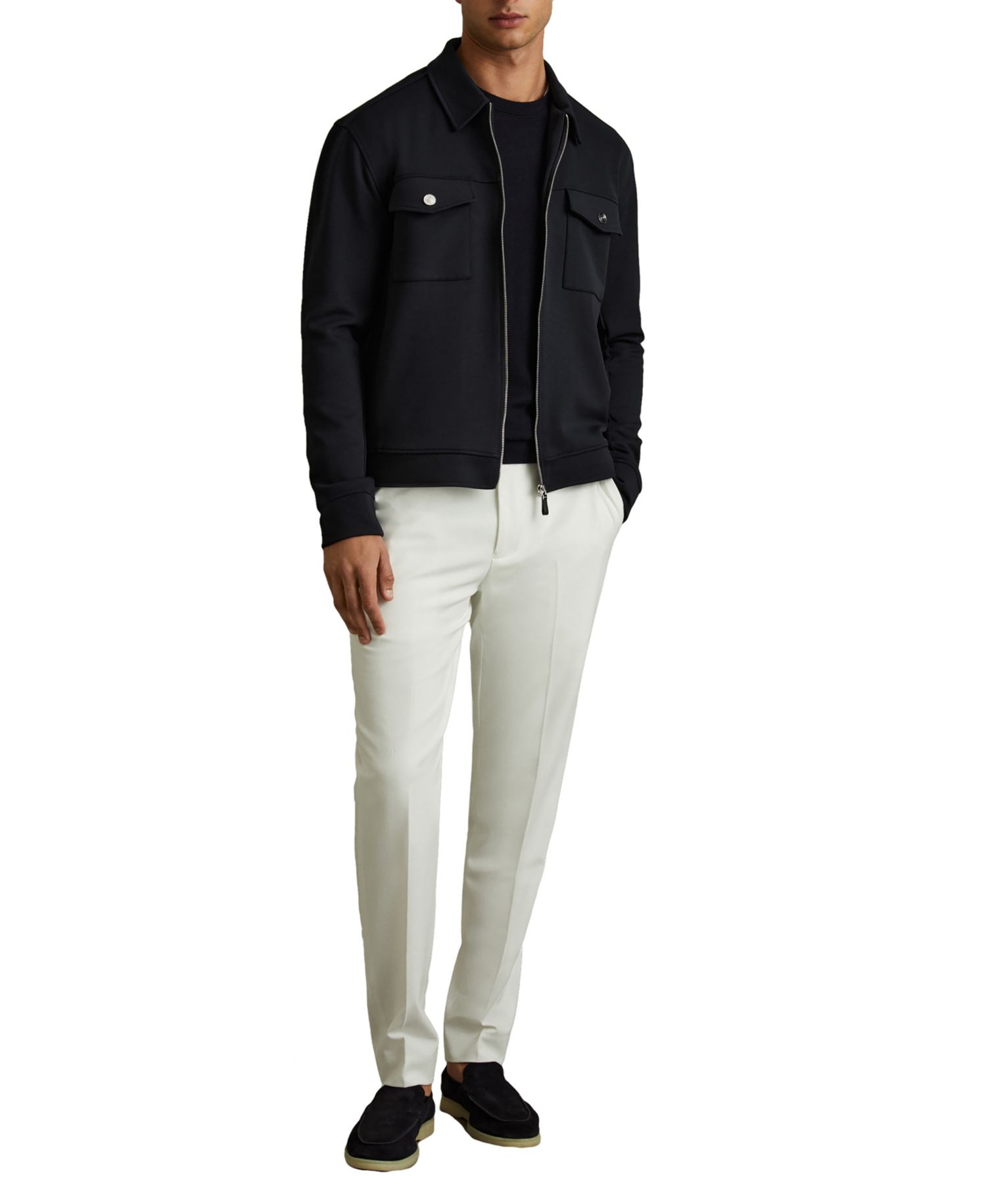 Men's Medina Premium Interlock Zip-Through Overshirt