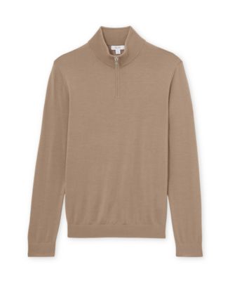 Men's Merino Wool Half-Zip Jumper