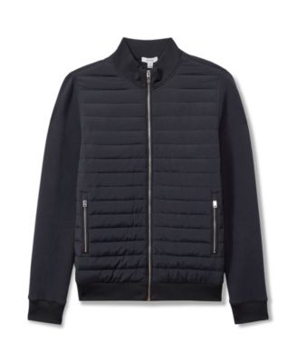 Men's Hybrid Quilt and Interlock Zip Jacket