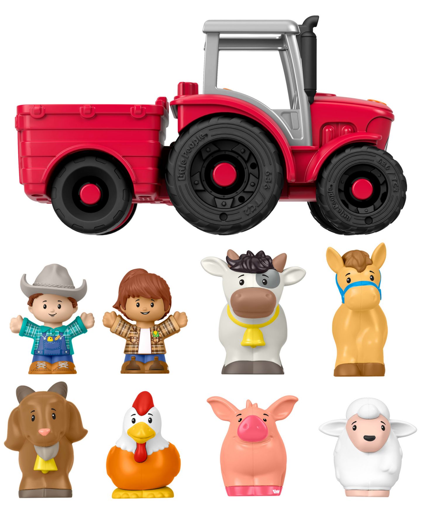 Детские фигурки Little People Caring for Animals Musical Push-Along Playset, 10+ Piece Set, Ages 0+ — фото 5