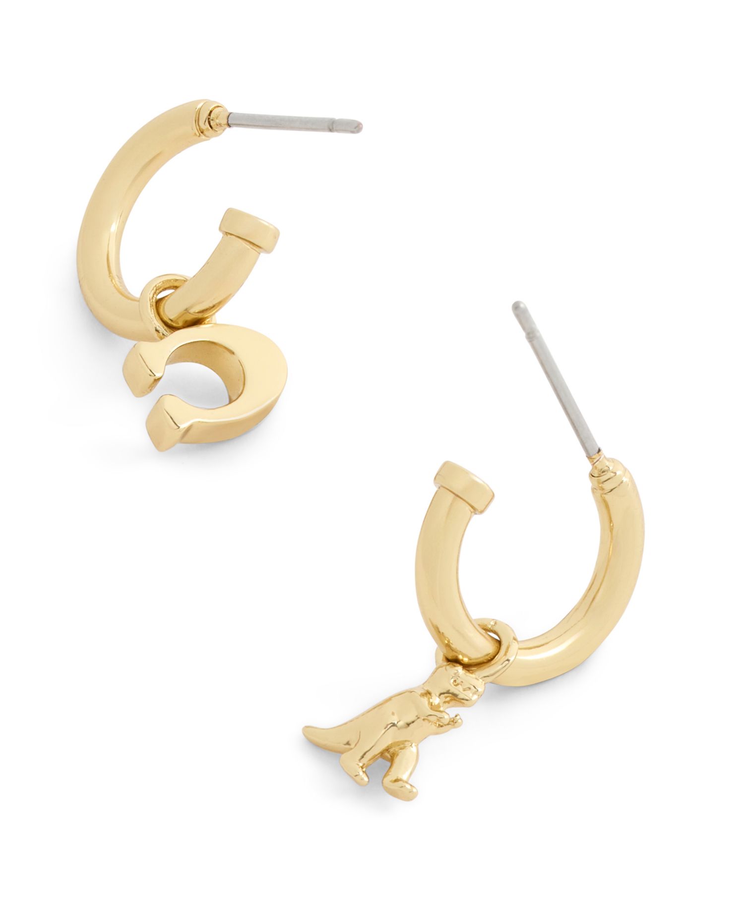 Burgundy Signature C Rexy Mismatch Earrings
