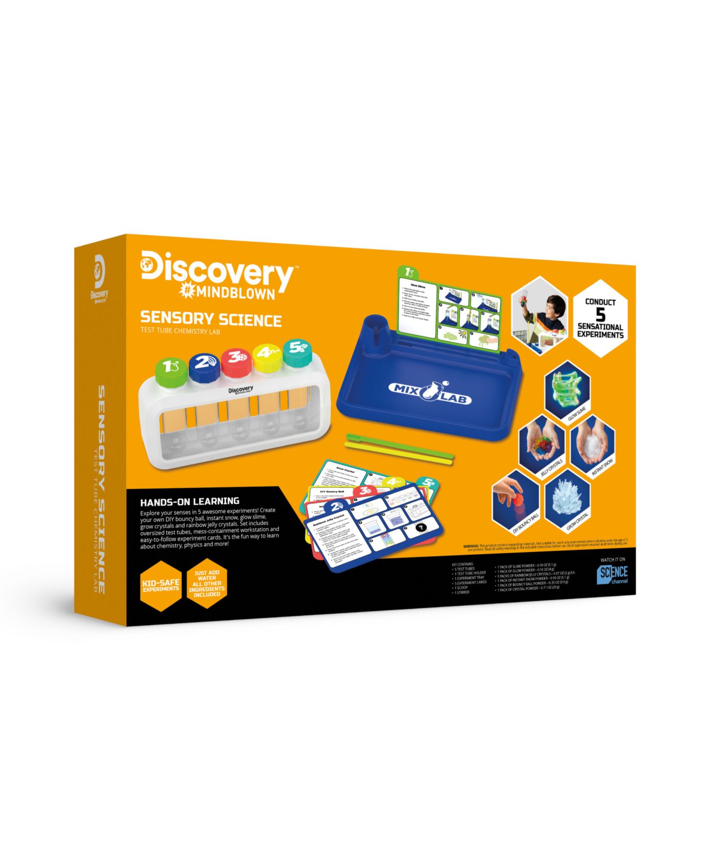 Детские игрушки Discovery #Mindblown Test Tube Chemistry Lab Interactive Science Kit, Ages 6+ — фото 5