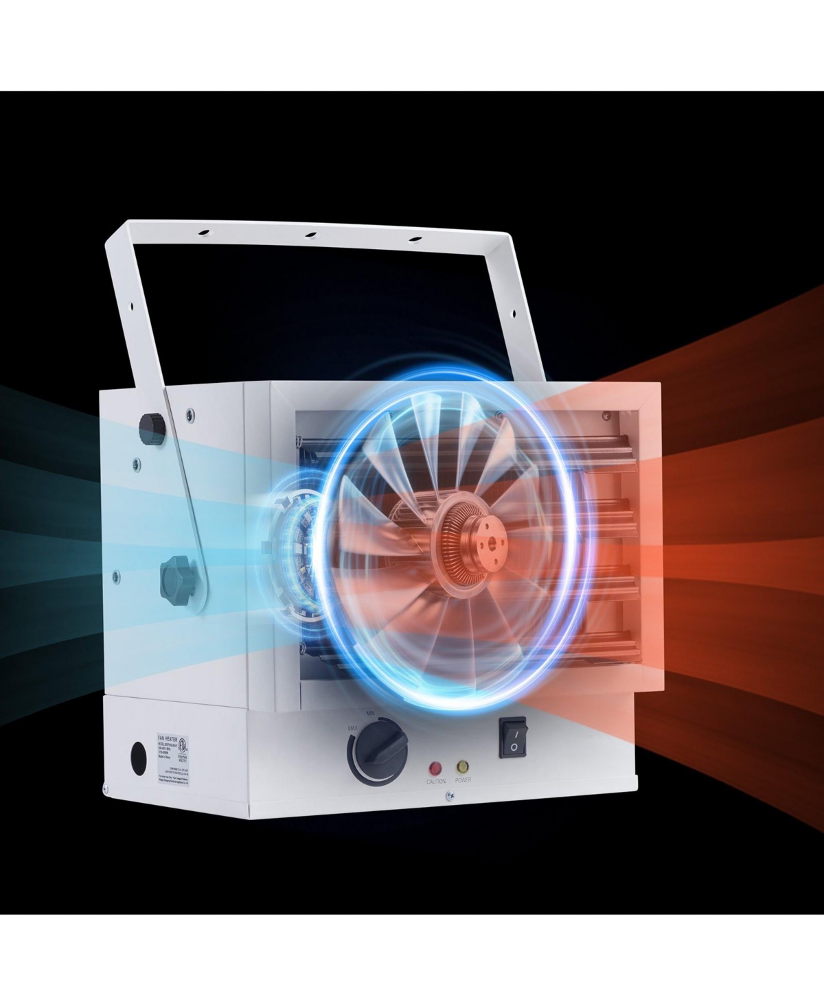 Electric Garage Heater 5000W Ceiling-Mount Shop Heater 3 Angles 240V