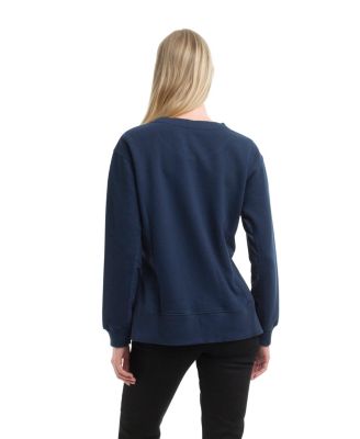 Women's Woven Side Panels Sweatshirt