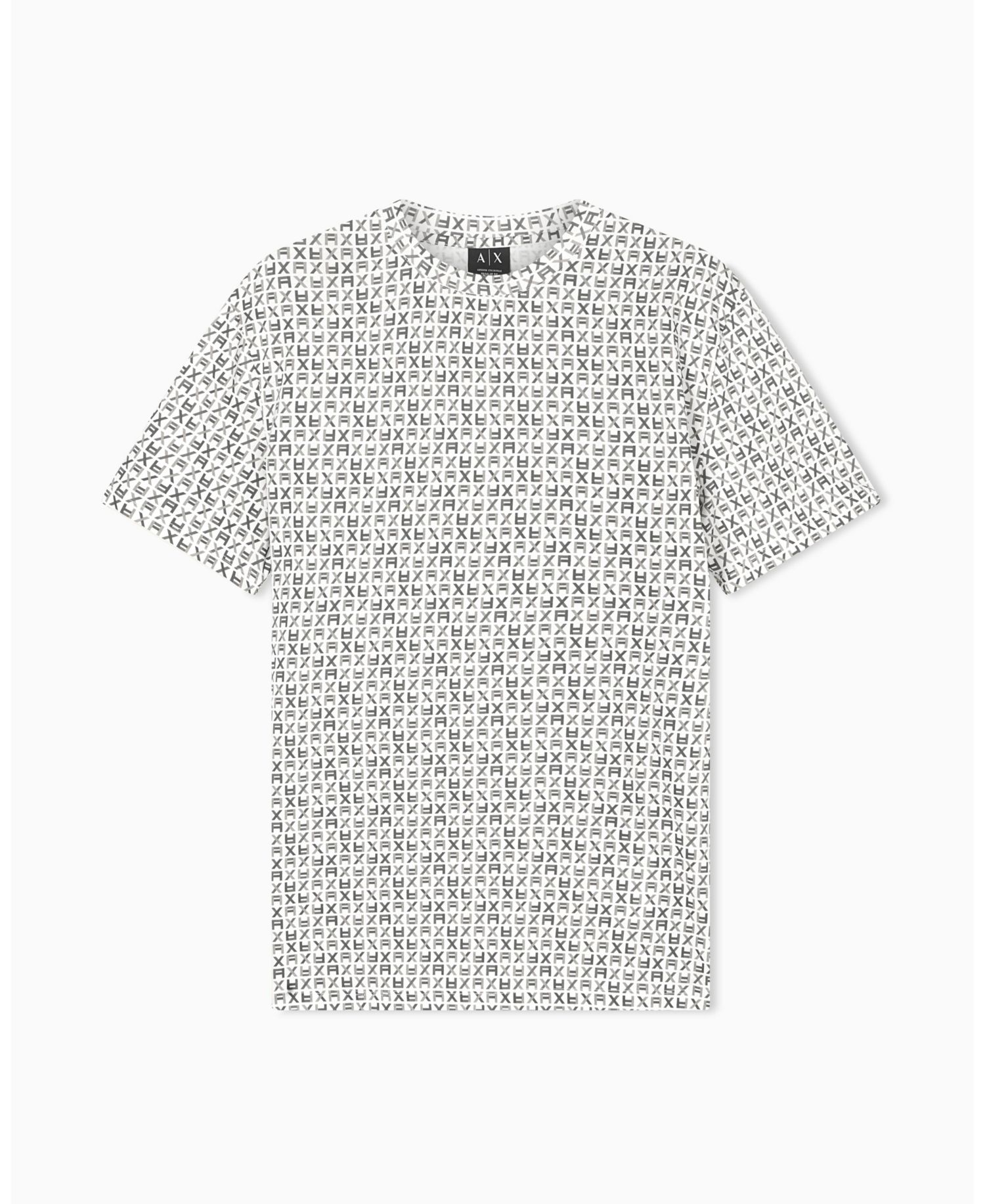 Men's Short Sleeve Jersey Allover logo Print T-Shirt