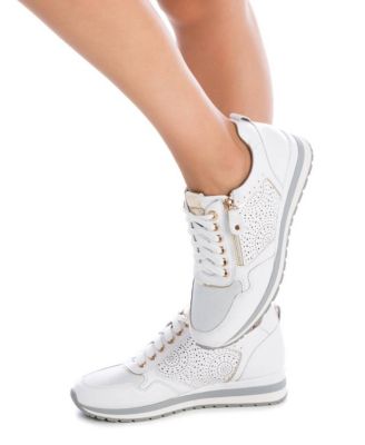 Women's Side Zipper Casual Sneakers