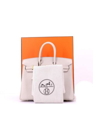 Birkin 25 Handbag Light Togo with Gold Hardware
