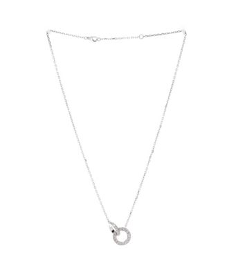 Love Interlocking Pave Necklace