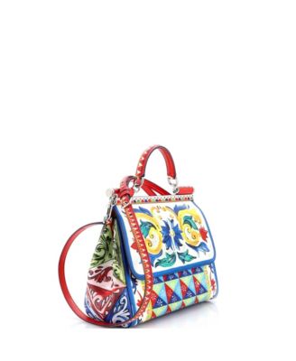 Medium Miss Sicily Bag Printed Leather