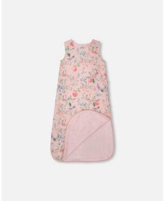 Baby Girls Cotton Jersey Muslin Sleep Sack Pink Printed Berries - Baby|Toddler