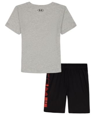 Boys' 2T-7 Tech Decon T-Shirt and Shorts, 2-Piece Set