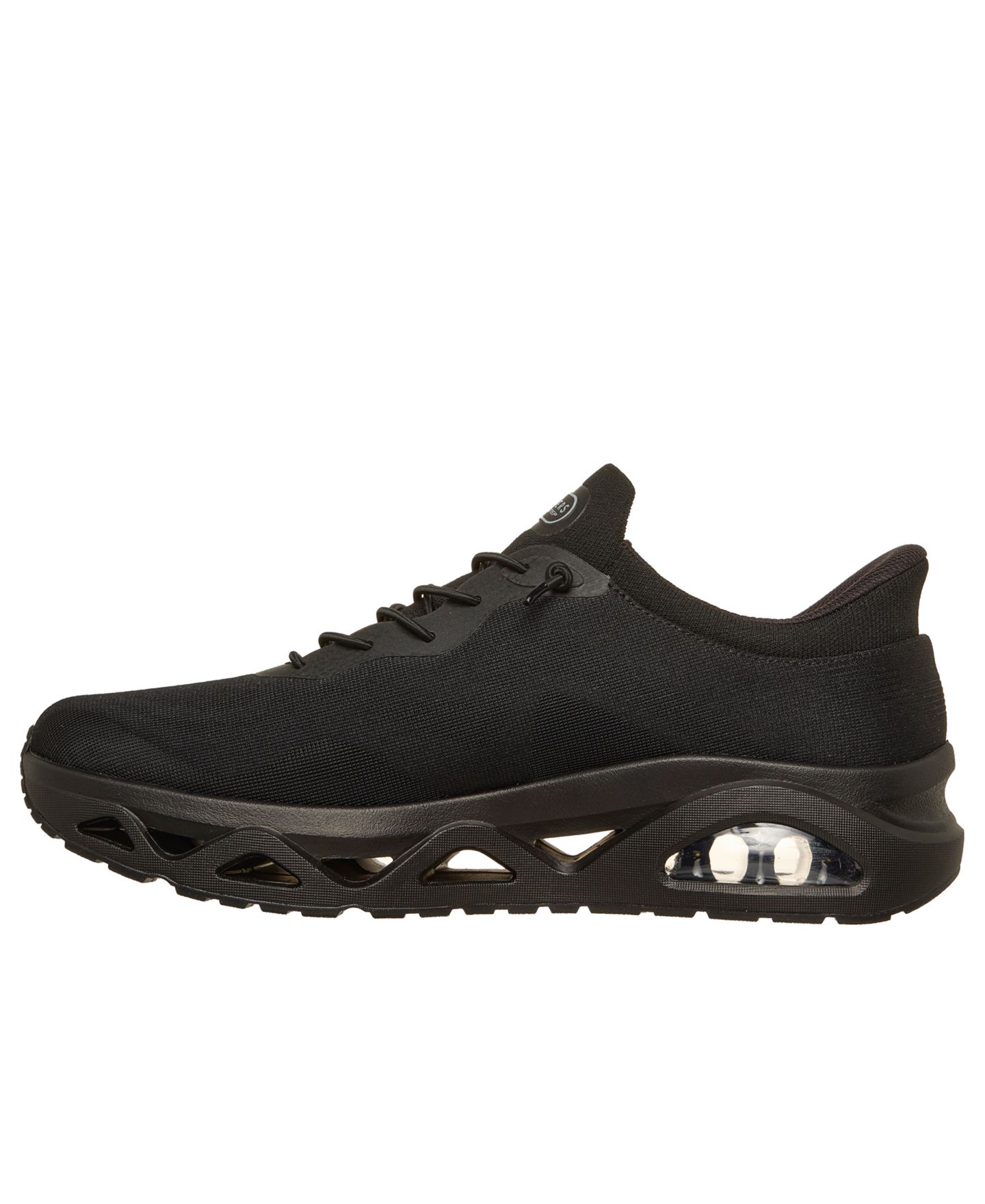 Мужские кроссовки Skechers Slip-Ins: UNO Glide-Step - Air Gliders Casual, цвет: Чёрный — фото 5